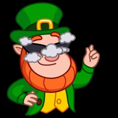 Стикер из набора Leprechaun для Телеграм: Анимированные 😎