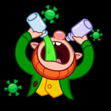 Стикер из набора Leprechaun для Телеграм: Анимированные 🦠