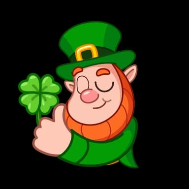 Стикер из набора Leprechaun для Телеграм: Анимированные 👍