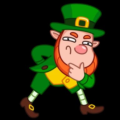 Стикер из набора Leprechaun для Телеграм: Анимированные 🤔