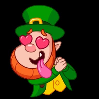 Стикер из набора Leprechaun для Телеграм: Анимированные 😍