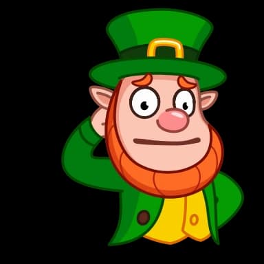 Стикер из набора Leprechaun для Телеграм: Анимированные 😬
