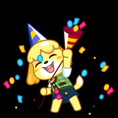 Стикер из набора Isabelle для Телеграм: Анимированные 🎉