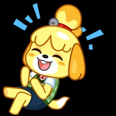 Стикерпак Isabelle для Телеграм: Анимированные