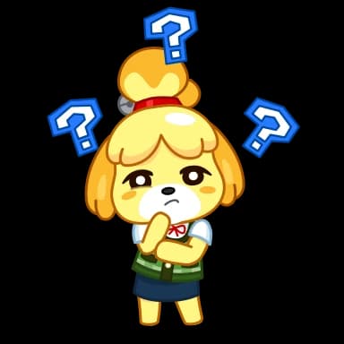 Стикер из набора Isabelle для Телеграм: Анимированные 🤔