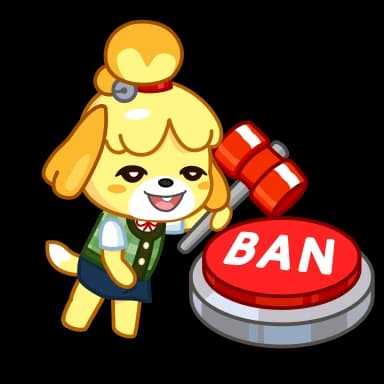 Стикер из набора Isabelle для Телеграм: Анимированные 💀