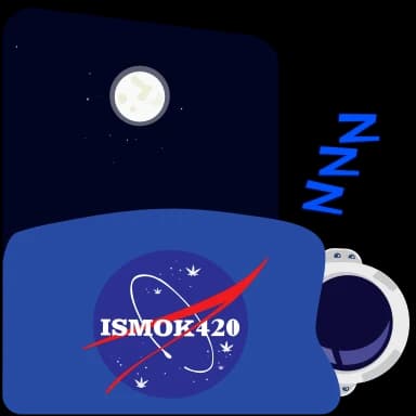 Стикер из набора ismok420 для Телеграм: Анимированные 😴