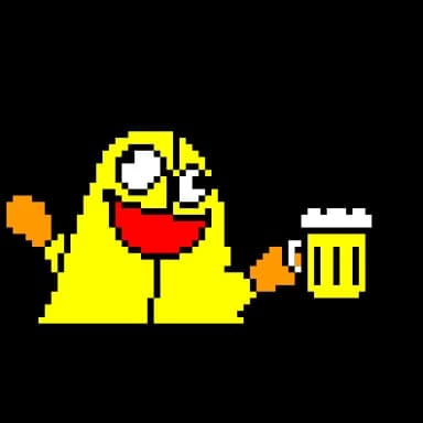 Стикер из набора LIHKG Lomore MK2 (Unofficial) для Телеграм: Анимированные 🍺