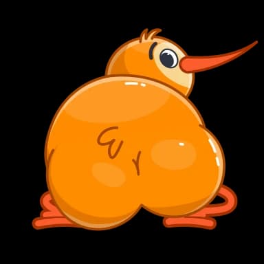 Стикер из набора QIWI для Телеграм: Анимированные 🍑