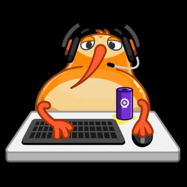 Стикер из набора QIWI для Телеграм: Анимированные 👨💻