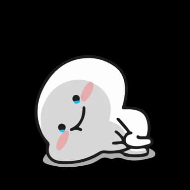 Стикер из набора Quby (@TgSticker) для Телеграм: Анимированные 😭