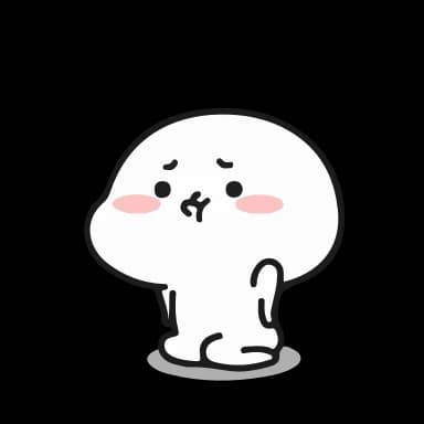 Стикер из набора Quby (@TgSticker) для Телеграм: Анимированные ☹️