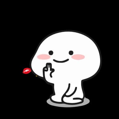 Стикер из набора Quby (@TgSticker) для Телеграм: Анимированные 💋