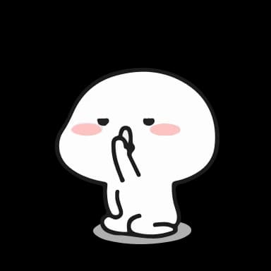 Стикер из набора Quby (@TgSticker) для Телеграм: Анимированные 😩