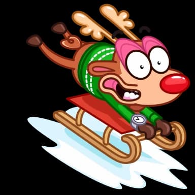 Стикер из набора Rudy the Deer для Телеграм: Анимированные 🏃♂️