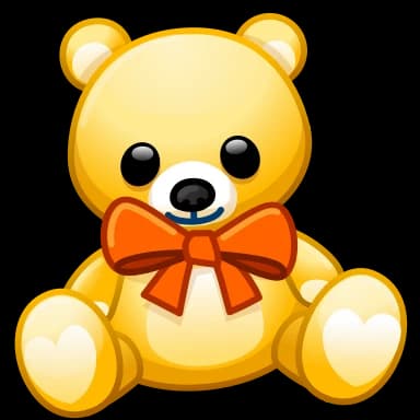 Стикер из набора Toy Bear купить: @PodarkiTgNFT для Телеграм: Анимированные 🎁