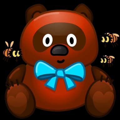 Стикер из набора Toy Bear купить: @PodarkiTgNFT для Телеграм: Анимированные 🎁