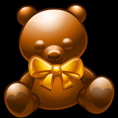 Стикер из набора Toy Bear купить: @PodarkiTgNFT для Телеграм: Анимированные 🎁