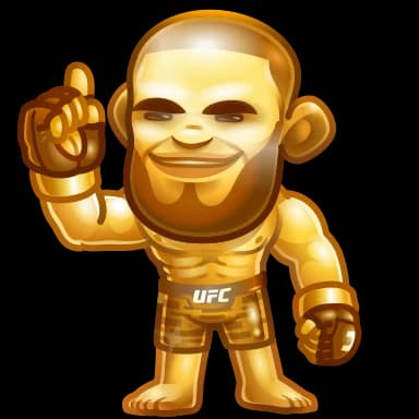 Стикер из набора UFC для Телеграм: Анимированные 🥊
