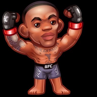 Стикер из набора UFC для Телеграм: Анимированные 🥊