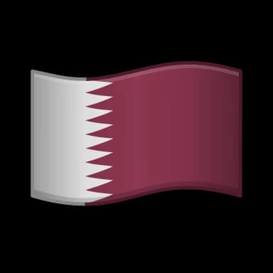 Эмодзи из набора Animated 2 | @UNUAL для Телеграм: Анимированные 🇶🇦