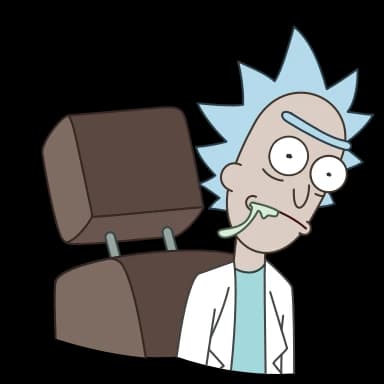 Стикер из набора Rick and Morty by @TheYehudi для Телеграм: Анимированные, Статические 😴