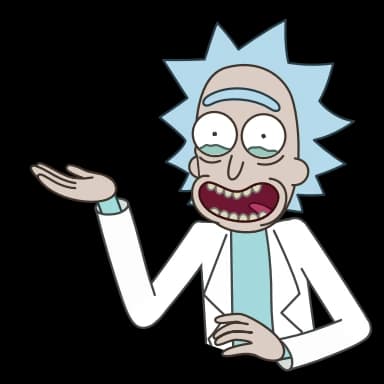 Стикер из набора Rick and Morty by @TheYehudi для Телеграм: Анимированные, Статические 😂