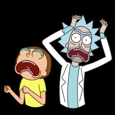 Стикер из набора Rick and Morty by @TheYehudi для Телеграм: Анимированные, Статические 😱
