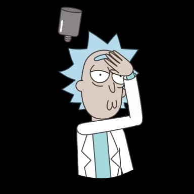 Стикер из набора Rick and Morty by @TheYehudi для Телеграм: Анимированные, Статические 🥴