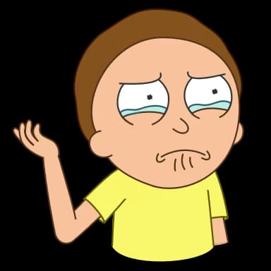 Стикер из набора Rick and Morty by @TheYehudi для Телеграм: Анимированные, Статические 😢