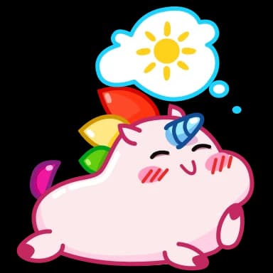 Эмодзи из набора Uni Pink @TgEmojis для Телеграм: Анимированные 🏖