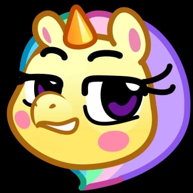 Эмодзи из набора Unicorn Emoji для Телеграм: Анимированные 😏