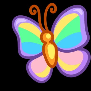 Эмодзи из набора Unicorn Emoji для Телеграм: Анимированные 🦋