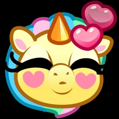Стикер из набора Unicorn Emoji - @TgSticker для Телеграм: Анимированные 😘