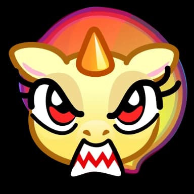 Стикер из набора Unicorn Emoji - @TgSticker для Телеграм: Анимированные 😠