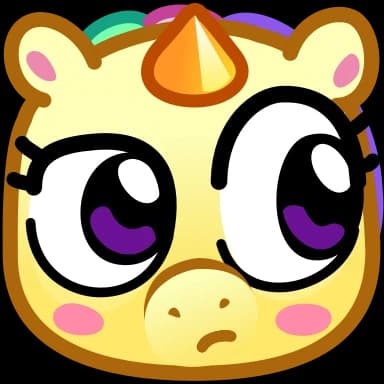 Стикер из набора Unicorn Emoji - @TgSticker для Телеграм: Анимированные 😒