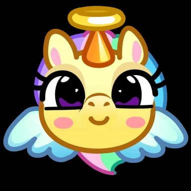 Стикер из набора Unicorn Emoji - @TgSticker для Телеграм: Анимированные 😇