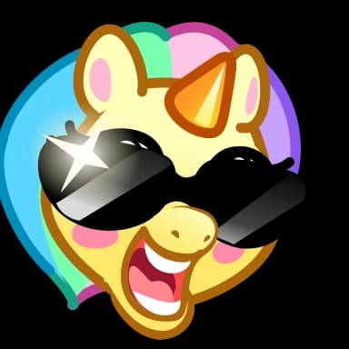 Стикер из набора Unicorn Emoji - @TgSticker для Телеграм: Анимированные 😎