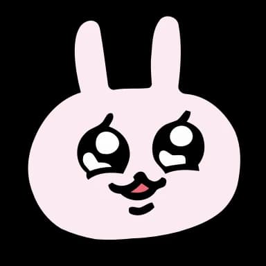 Эмодзи из набора (@ShoutoEmoji) Unstable Rabbit для Телеграм: Анимированные 🐰