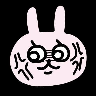 Эмодзи из набора (@ShoutoEmoji) Unstable Rabbit для Телеграм: Анимированные 🐰
