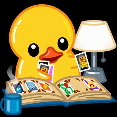 Стикер из набора Duck Pack для Телеграм: Анимированные 📓