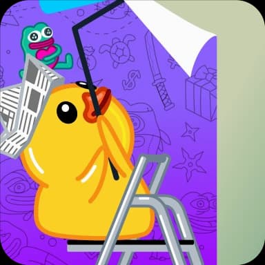 Стикер из набора Duck Pack для Телеграм: Анимированные 🎨