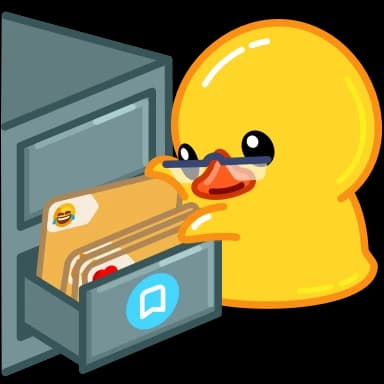 Стикер из набора Duck Pack для Телеграм: Анимированные 🗃️