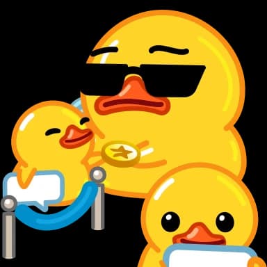 Стикер из набора Duck Pack для Телеграм: Анимированные ⭐