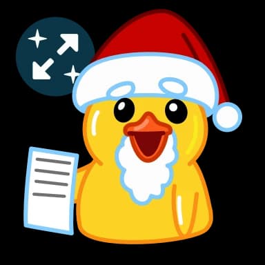 Стикер из набора Duck Pack для Телеграм: Анимированные 📝