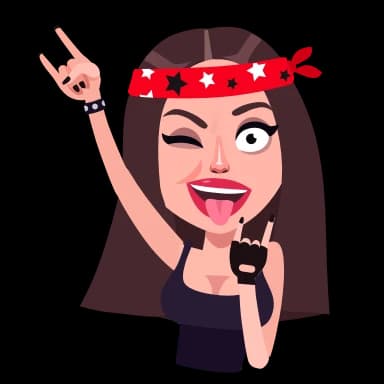 Стикер из набора 💃Used @Bollywood_Heroine для Телеграм: Анимированные 🤘