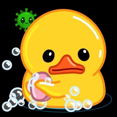 Стикер из набора Duck для Телеграм: Анимированные 🦠