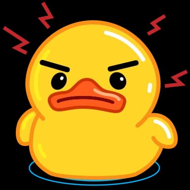 Стикер из набора Duck для Телеграм: Анимированные 😡