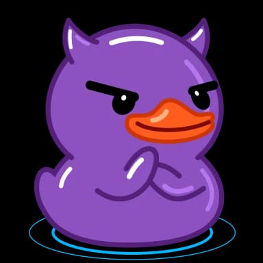 Стикер из набора Duck для Телеграм: Анимированные 😈