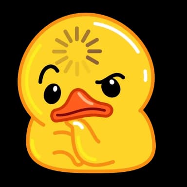 Стикер из набора Duck для Телеграм: Анимированные 🤔